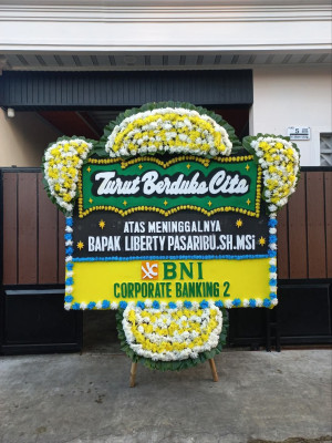 Papan Bunga Duka di Pontianak