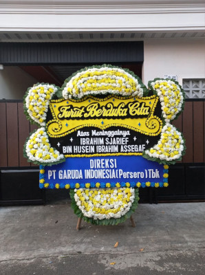 Papan Bunga Duka di Pontianak