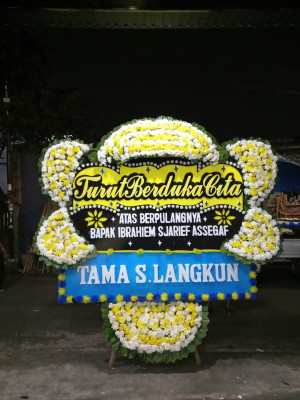 Papan Bunga Duka di Pontianak