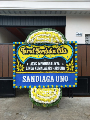 Papan Bunga Duka di Pontianak