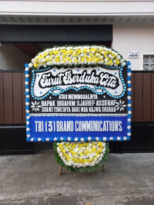 Papan Bunga Duka di Pontianak